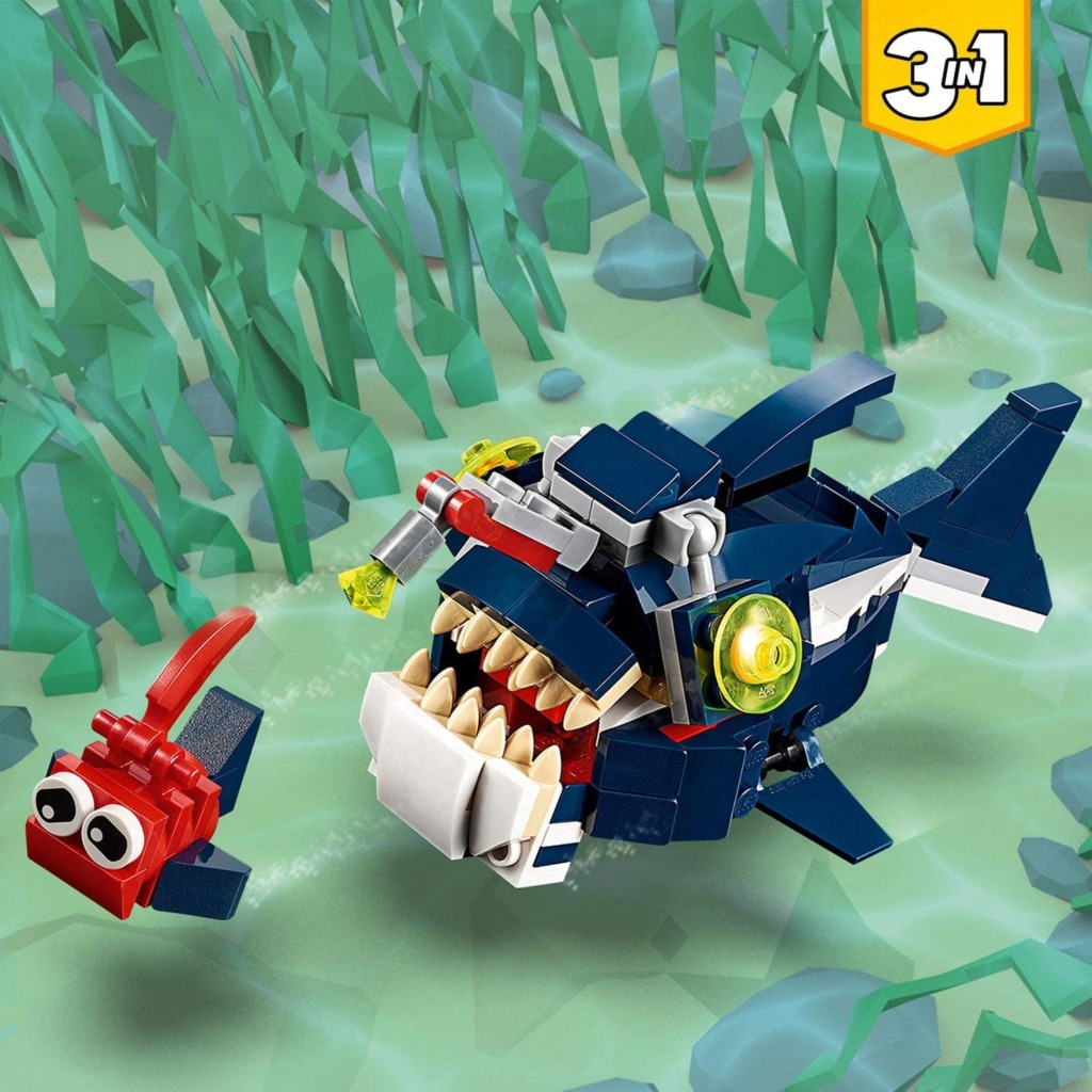 LEGO Deep Sea Creatures LEGO Creator 31088 Educational Toys 【New】K0600 ...