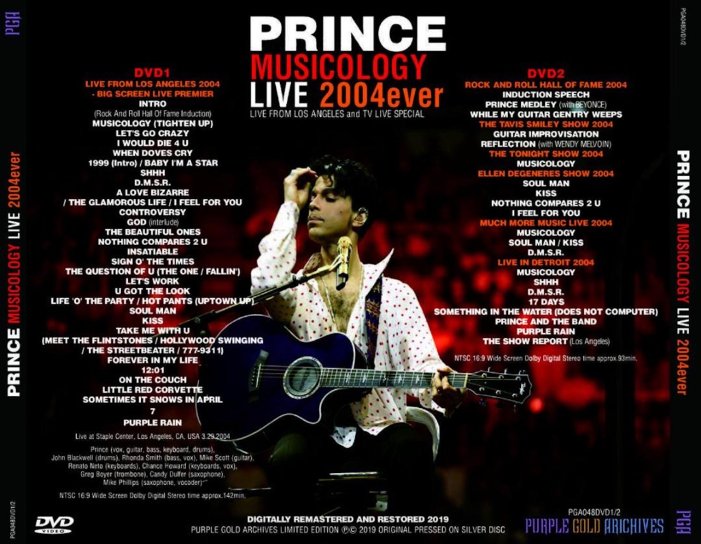 prince musicology live 2004